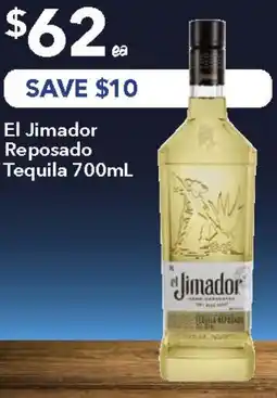 Ritchies El Jimador Reposado Tequila offer