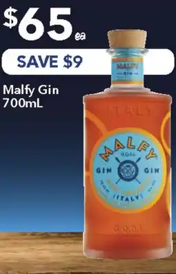 Ritchies Malfy Gin offer
