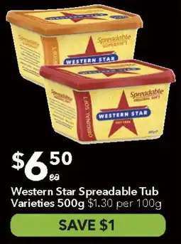 Ritchies Western Star Spreadable Tub Varieties offer