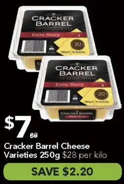 Ritchies Cracker Barrel Cheese Varieties offer