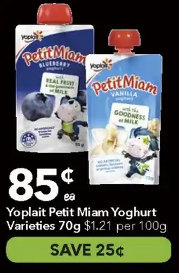 Ritchies Yoplait Petit Miam Yoghurt Varieties offer