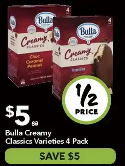 Ritchies Bulla Creamy Classics offer