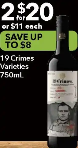 Ritchies 19 Crimes Varieties offer