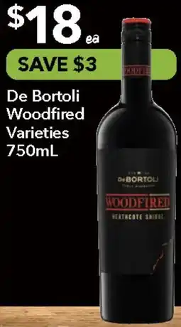 Ritchies De Bortoli Woodfired Varieties offer