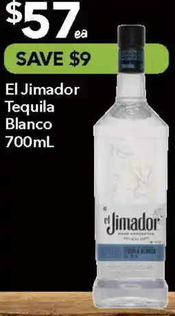 Ritchies El Jimador Tequila Blanco offer