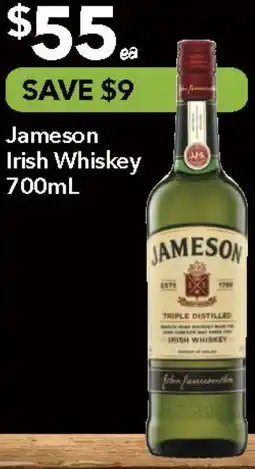 Ritchies Jameson Irish Whiskey offer