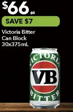 Ritchies Victoria Bitter Can Block offer