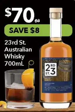 Ritchies 23rd St. Australian Whisky offer
