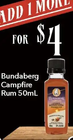 Ritchies Bundaberg Campfire Rum offer