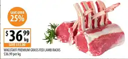 Supabarn Wagstaff premium grass fed lamb racks offer