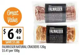 Supabarn FALWASSER NATURAL CRACKERS offer