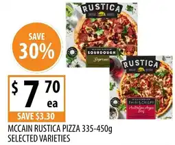 Supabarn Mccain rustica pizza offer
