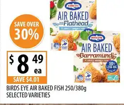 Supabarn BIRDS EYE AIR BAKED FISH offer