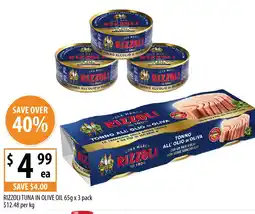 Supabarn Rizzoli tuna in olive oil offer