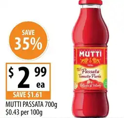 Supabarn Mutti passata offer
