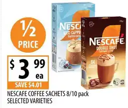 Supabarn Nescafe coffee sachets offer