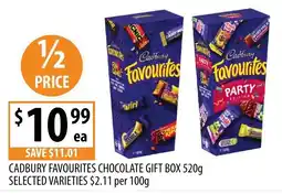 Supabarn Cadbury favourites chocolate gift box offer