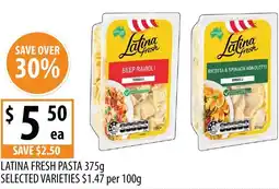 Supabarn Latina fresh pasta offer
