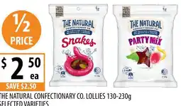 Supabarn The natural confectionary co. lollies offer