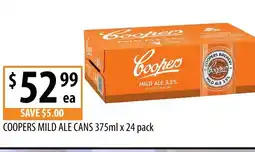 Supabarn COOPERS MILD ALE CANS offer