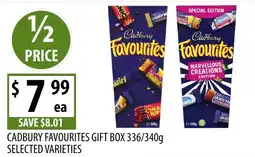Supabarn Cadbury favourites gift box offer