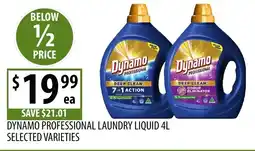 Supabarn DYNAMO PROFESSIONAL LAUNDRY LIQUID offer