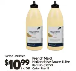Campbells Wholesale French Maid Hollandaise Sauce offer