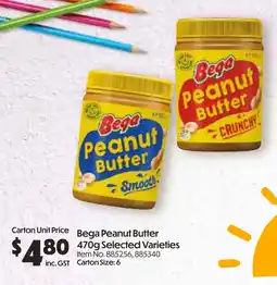 Campbells Wholesale Bega Peanut Butter offer
