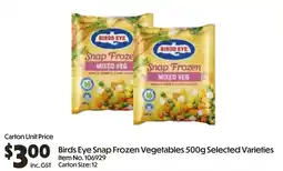 Campbells Wholesale Birds Eye Snap Frozen Vegetables offer