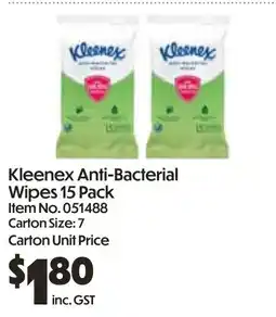 Campbells Wholesale Kleenex Anti-Bacterial offer