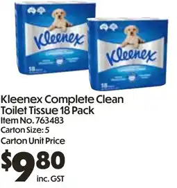 Campbells Wholesale Kleenex Complete Clean offer