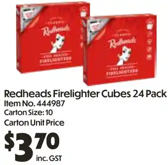 Campbells Wholesale Redheads Firelighter Cubes offer
