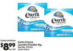 Campbells Wholesale Earths Choice Laundry Powder offer