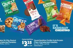Campbells Wholesale Quest Nutrition Tortilla Style Protein Chips offer