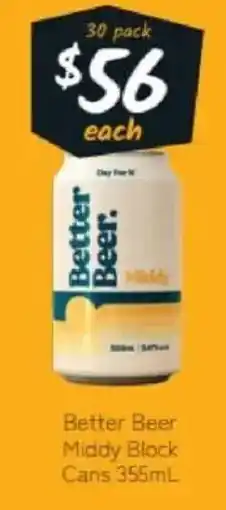 Cellarbrations Better Beer Middy Block Cans offer