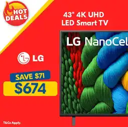 Betta 43" 4k uhd led smart tv offer