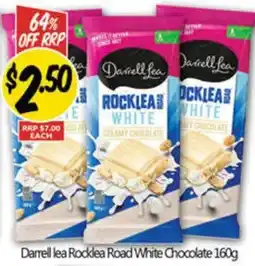 NQR Darrell lea rocklea road white chocolate offer
