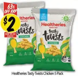 NQR Healtheries tasty twists chicken 5 pack offer