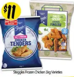 NQR Steggles frozen chicken 1kg varieties offer