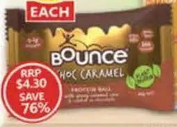 NQR Bounce choc caramel protein ball offer