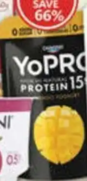 NQR Danone yopro protein yoghurt pouch offer