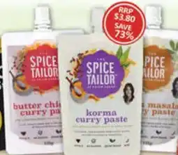 NQR The spice tailor curry paste varieties offer