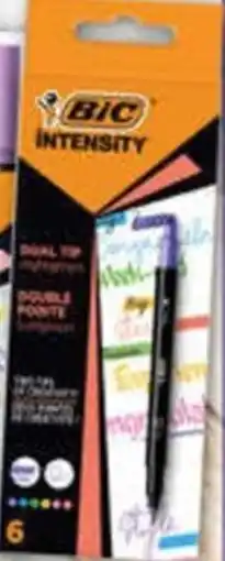 NQR Bic dual tip pens 6 pack permanent marker colour offer