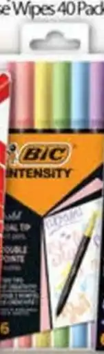 NQR bic dual tip highlighters 6 pack offer