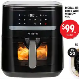 Red Dot Digital air fryer with window 9.2l offer