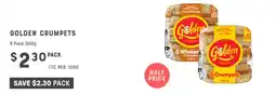 Adelaide's finest Golden crumpets offer
