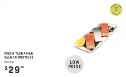 Adelaide's finest Fresh tasmanian salmon portions offer