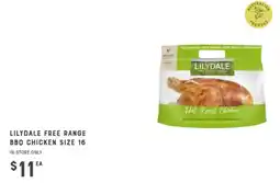 Adelaide's finest Lilydale free range bbq chicken size 16 offer