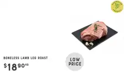 Adelaide's finest Boneless lamb leg roast offer