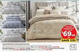 Spotlight Selected Jacquard Quilt Cover Sets offer